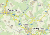 detailnější mapa centrály